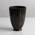 Just Andersen, Denmark, fluted disko metal vase, 1930s H1043