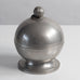 GAB Tenn, Sweden, pewter lidded bowl with snail shell handle L3099