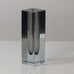 Asta Stromberg for Strombergshyttan, Sweden, gray and clear Sommerso vase K2833