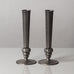 Edvin Ollers for Gjutet Tenn, Sweden, pair of pewter footed vases K2739