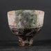 Robin Welch, UK, unique stoneware vase with brown, green, and white glaze K2183