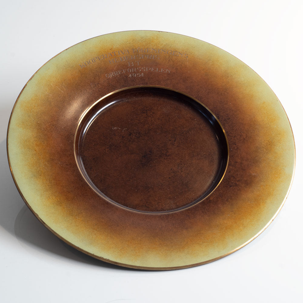 Ystad Brons, Sweden,  Bronze dish J1042