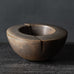 Antje Wiewinner, Germany, unique stoneware sculptural bowl with brown matte glaze K2807