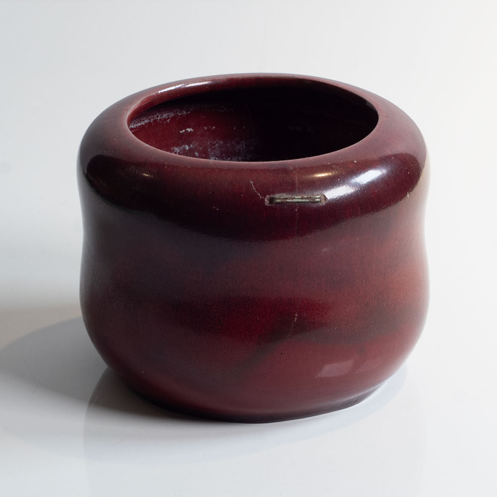 Jar with oxblood glaze for Royal Copenhagen N7942
