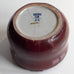 Jar with oxblood glaze for Royal Copenhagen N7942