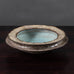 Deirdre Burnett, own studio, UK, unique stoneware bowl with brown and turquoise glaze K2173