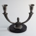Swedish art deco pewter candlestick with isolit base J1380