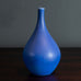 Stig Lindberg for Gustavsberg, "Vitrin" stoneware vase with blue matte glaze