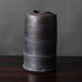 Dan Kelly, UK stoneware pot with matte black glaze K2156