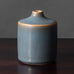 Per Linneman Schmidt for Palshus, Denmark, stoneware vase with pale blue haresfur glaze K2510