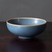 Per Linneman Schmidt for Palshus, Denmark, stoneware bowl with pale blue haresfur glaze K2511