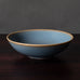 Per Linneman Schmidt for Palshus, Denmark, stoneware bowl with pale blue haresfur glaze K2822