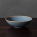 Per Linneman Schmidt for Palshus, Denmark, stoneware bowl with pale blue haresfur glaze K2822