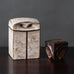Rolf Overberg, Germany, two stoneware owl figures