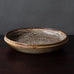 Stig Lindberg for Gustavsberg, Sweden, stoneware bowl with brown glaze F2187