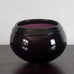 Timo Sarpaneva for Iittala, Finland, round bowl/vase in purple glass H1399