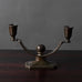 Just Andersen, Denmark, Disko metal candelabra K2254