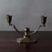 Just Andersen, Denmark, Disko metal candelabra K2254