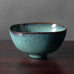 Wilhelm G. Albouts, Germany, stoneware bowl with glossy turquoise glaze N9618