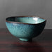 Wilhelm G. Albouts, Germany, stoneware bowl with glossy turquoise glaze N9618