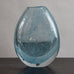 Asta Stromberg for Strombergshyttan, Sweden, large blue glass vase with internal bubbles H1556