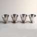 Group of silver plated cups, Germany
