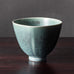 Berndt Friberg for Gustavsberg Selecta bowl  with blue-green matte crystalline glaze K2098