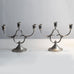 Pair of Swedish pewter candelabras for GAB K2770