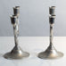Pair of Swedish pewter candelabras for GAB K2770