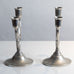 Pair of Swedish pewter candelabras for GAB K2770