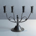 Carl Einar Borgström, Ystad Tenn, Sweden, pewter candelabra with sculptural figure J1425