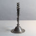 Carl Einar Borgström, Ystad Tenn, Sweden, pewter candelabra with sculptural figure J1425