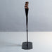 Gunnar Ander for Ystad Metall, Sweden, black painted metal candelabra J1407