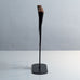 Gunnar Ander for Ystad Metall, Sweden, black painted metal candelabra J1407