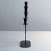 Gunnar Ander for Ystad Metall, Sweden, black painted metal candelabra J1408
