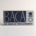 "BACA" Royal Copenhagen ceramic display plaque N3921