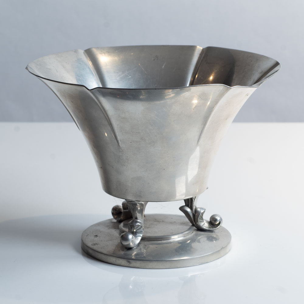 Sweden, pewter large footed bowl J1432
