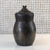 Carl Halier for Royal Copenhagen, Denmark, jar with bronze lid  N5400