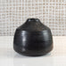 Peter Lane, UK, stoneware vase with matte blue-black glaze K2356