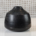 Peter Lane, UK, stoneware vase with matte blue-black glaze K2356