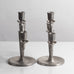 GAB, Sweden, pair of pewter candelabras K2535