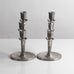 GAB, Sweden, pair of pewter candelabras K2535