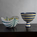 Stig Lindberg for Gustavsberg, two "Faience" earthenware bowls