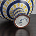 Stig Lindberg for Gustavsberg, "Faience" earthenware bowl with blue and yellow pattern D6345