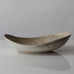 Carl Harry Stålhane for Rörstrand, Sweden, stoneware bowl with matte beige and cream glaze L3013