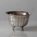 GAB, art deco silver footed bowl K2830