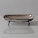 Henrik Møller, Trondheim, Norway, hammered silver footed dish K2678