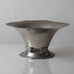 BH Edlund, Edlunds Silverfabrik, Sweden, pewter large footed bowl J1706