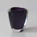 Strombergshyttan "Sommerso" vase in purple and clear glass K2520