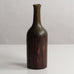 Fantoni, Italy, earthenware bottle vase with brown glaze M4133